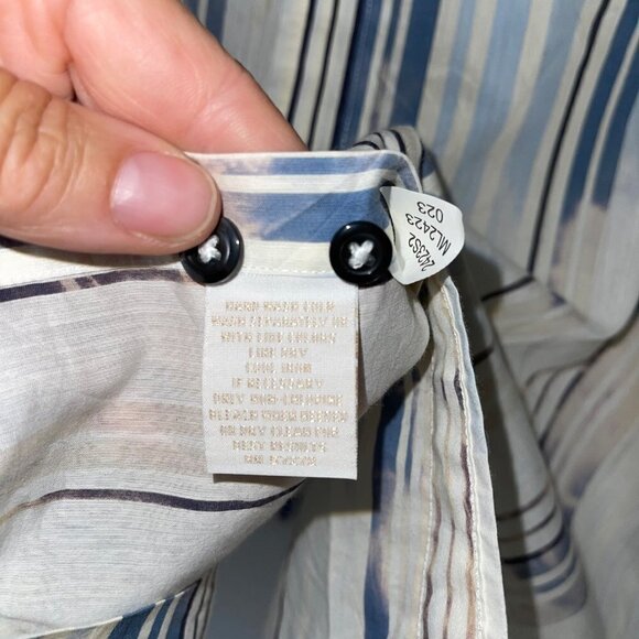 Perry Ellis Mens Button Front Shirt Size Large L Vintage Southwest Print Cotton - Picture 11 of 12